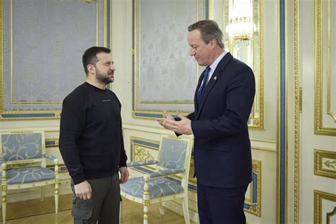 David Cameron visits Ukrainian port of Odesa in first overseas visit as top UK diplomat